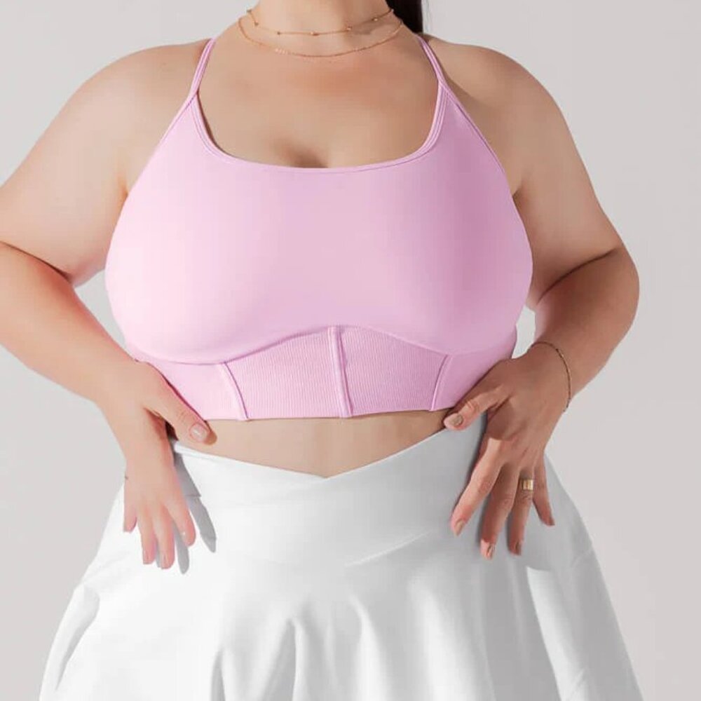 PopFlex Plié Corset Crop Bralette bubblegum Small